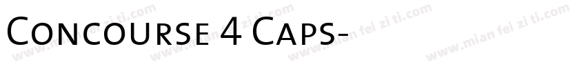 Concourse 4 Caps字体转换